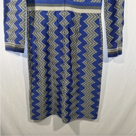 NWD Missoni Crochet‎ Knit Zig Zag Dress in Blue [ SZ 38 ] #Q438 - Picture 10 of 17